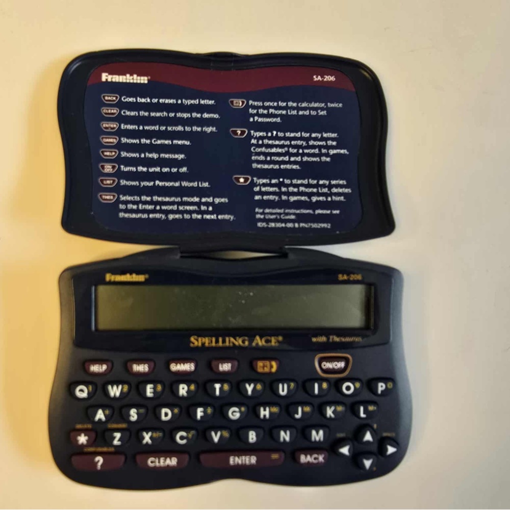 Franklin Electronics SA-206 Spelling Ace with Thesaurus